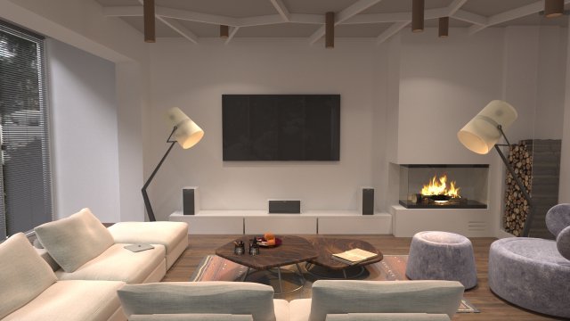 modern interior 3Dモデル .c4d .max .obj .3ds .fbx .stl .blend 