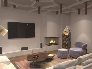 modern interior 3Dモデル