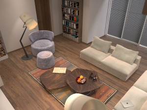 modern interior 3Dモデル