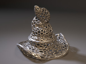 hat halloween voronoi Modello di stampa 3D