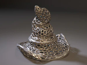 hat halloween voronoi 3D Print Model