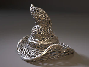 hat halloween voronoi 3D Print Model