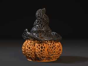 pumpkin in a hat 3D Print Model