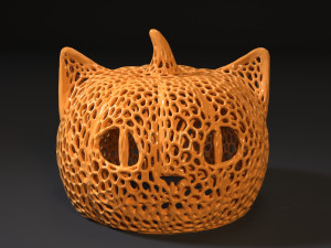 cheshire in a hat Model Cetak 3D