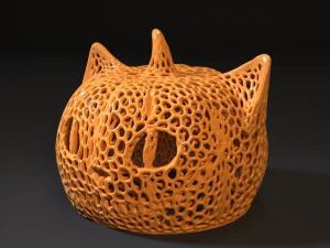 cheshire in a hat 3D Print Model