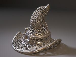 cheshire in a hat Model Cetak 3D