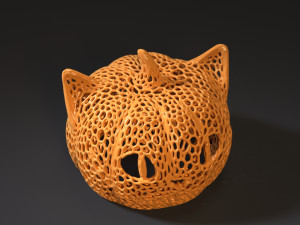 cheshire in a hat Model Cetak 3D
