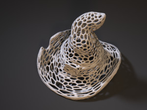cheshire in a hat Model Cetak 3D