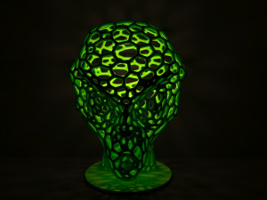 alien halloween Model Cetak 3D