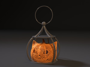 cheshire cat halloween lamp 3D प्रिंट मॉडल