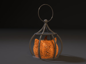 cheshire cat halloween lamp 3D प्रिंट मॉडल