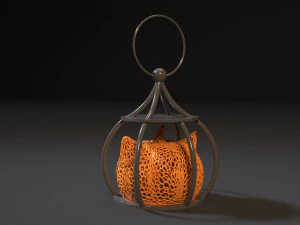cheshire cat halloween lamp 3D Print Model