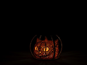 cheshire cat halloween lamp 3D प्रिंट मॉडल