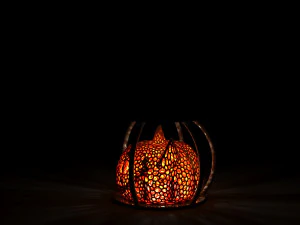 cheshire cat halloween lamp 3D Print Model