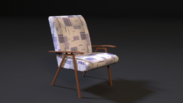 ussr chair Modèle 3D .c4d .max .obj .3ds .fbx .stl .blend 