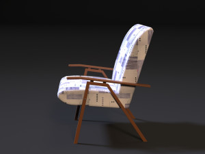 ussr chair Modèle 3D