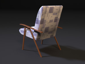 ussr chair Modèle 3D