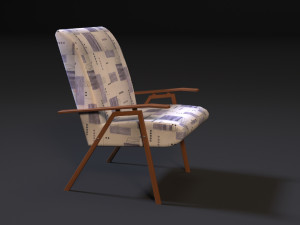 ussr chair Modèle 3D