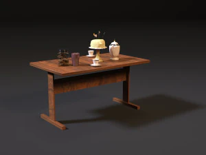 소련 테이블 3D 모델