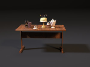 ussr table Model 3D