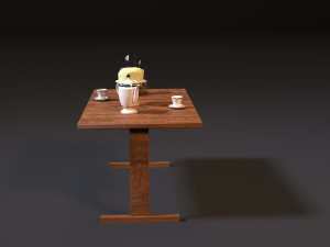 ussr table Model 3D