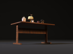 ussr table Model 3D