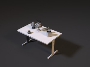 ussr table Model 3D