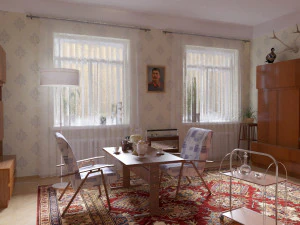 ソ連のインテリア 3Dモデル