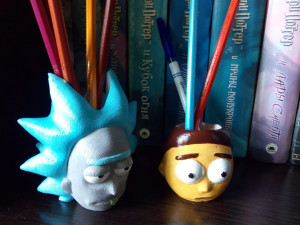 rick and morty organizer planter 3D 프린트 모델