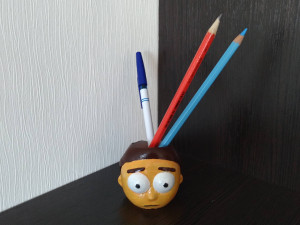 rick and morty organizer planter 3D 프린트 모델