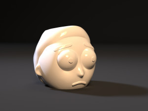 rick and morty organizer planter 3D 프린트 모델