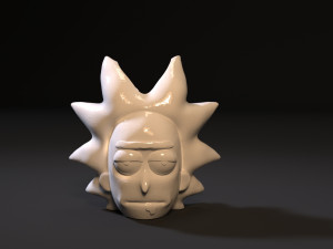 rick and morty organizer planter 3D 프린트 모델