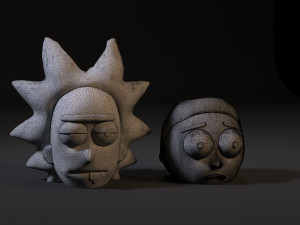 rick and morty organizer planter 3D 프린트 모델