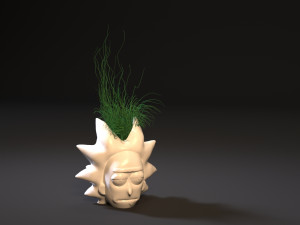 rick and morty organizer planter 3D 프린트 모델