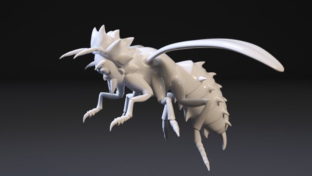 rick hornet 3D 打印模型 .c4d .max .obj .3ds .fbx .stl .blend 