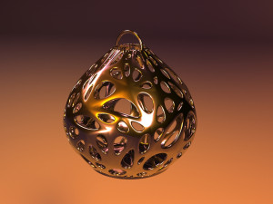 set of christmas balls Modello di stampa 3D
