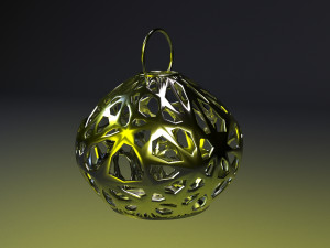 set of christmas balls Modello di stampa 3D
