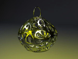 set of christmas balls 3D Print Model