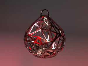 set of christmas balls Modello di stampa 3D
