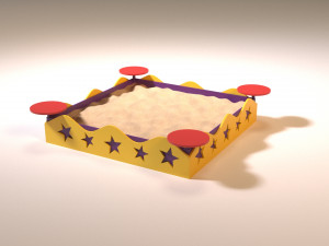 sandbox Model 3D