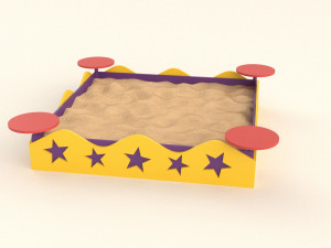 sandbox Model 3D