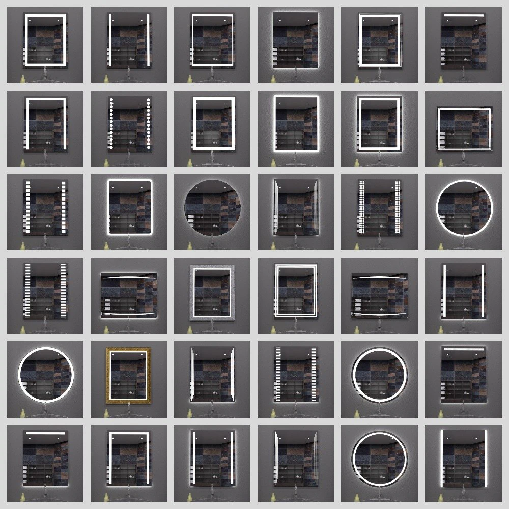 illuminated mirrors 3D Model .c4d .max .obj .3ds .fbx .stl .blend 