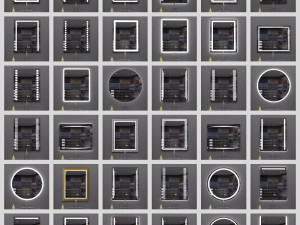 illuminated mirrors 3Dモデル