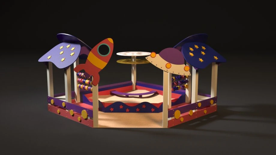 playground sandbox 3D Model .c4d .max .obj .3ds .fbx .stl .blend 
