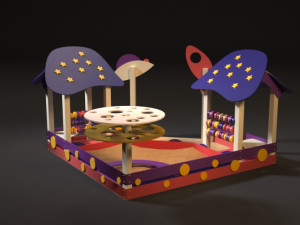 playground sandbox Modelo 3D