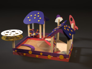 playground sandbox Modelo 3D