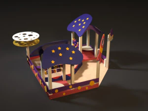 playground sandbox 3D Model