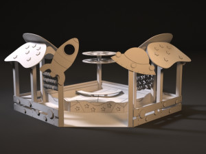 playground sandbox Modelo 3D