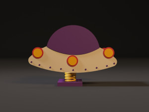 rocking chair ufo 3D Model