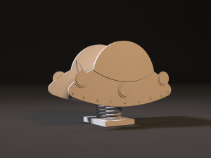 rocking chair ufo 3D Model